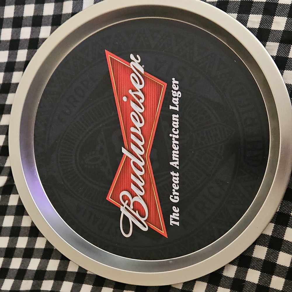 Budweiser Tin Serving Tray